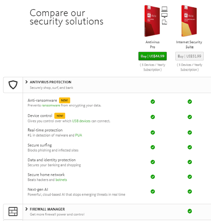 avira antivirus vs eset smart security