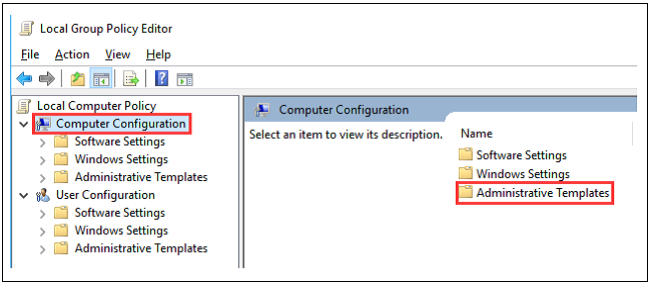 administrative templates