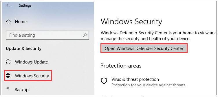 windows security