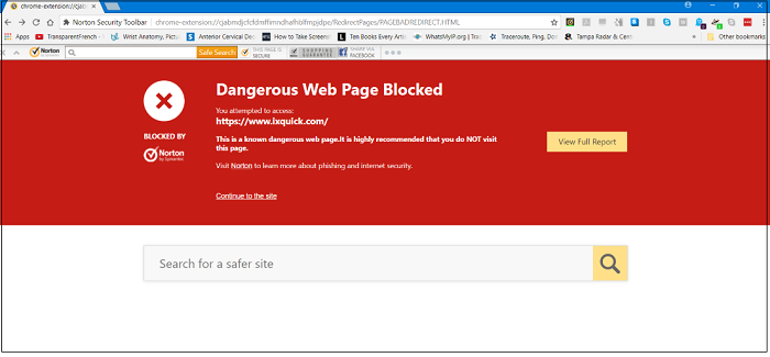 malicious site