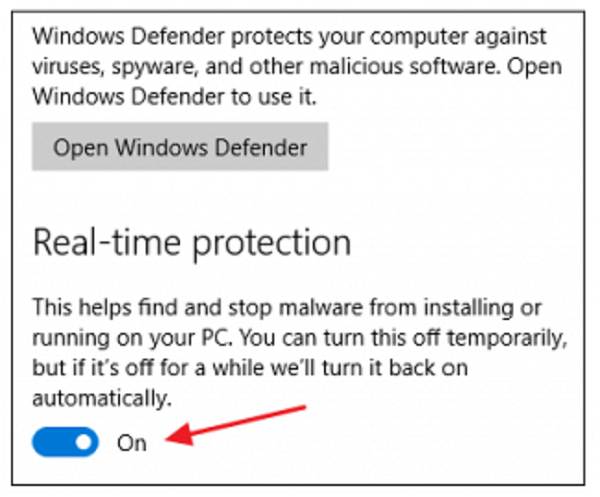 real time protection