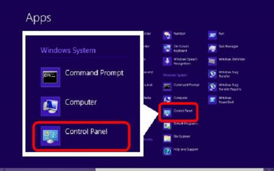 open-control-panel